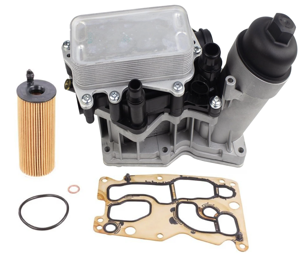 BMW F30 328d Oil Filter Housing W/Cooler By RhineWerks W/OEM Filter 11428507697 (Aluminum Upgrade) RhineWerks