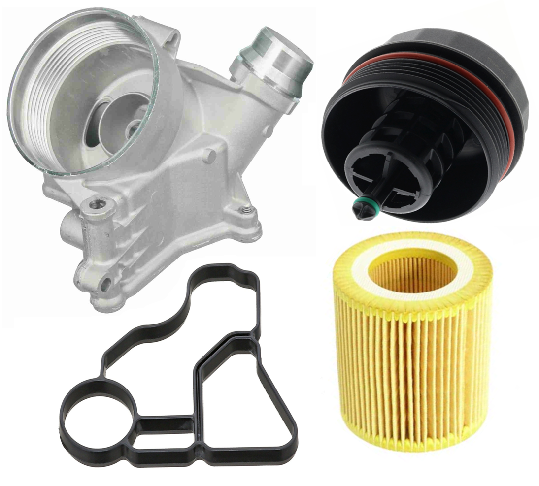 BMW E90/E92/E93 3-Series Oil Filter Housing Assembly W/ OEM Filter By RhineWerks 11428642283