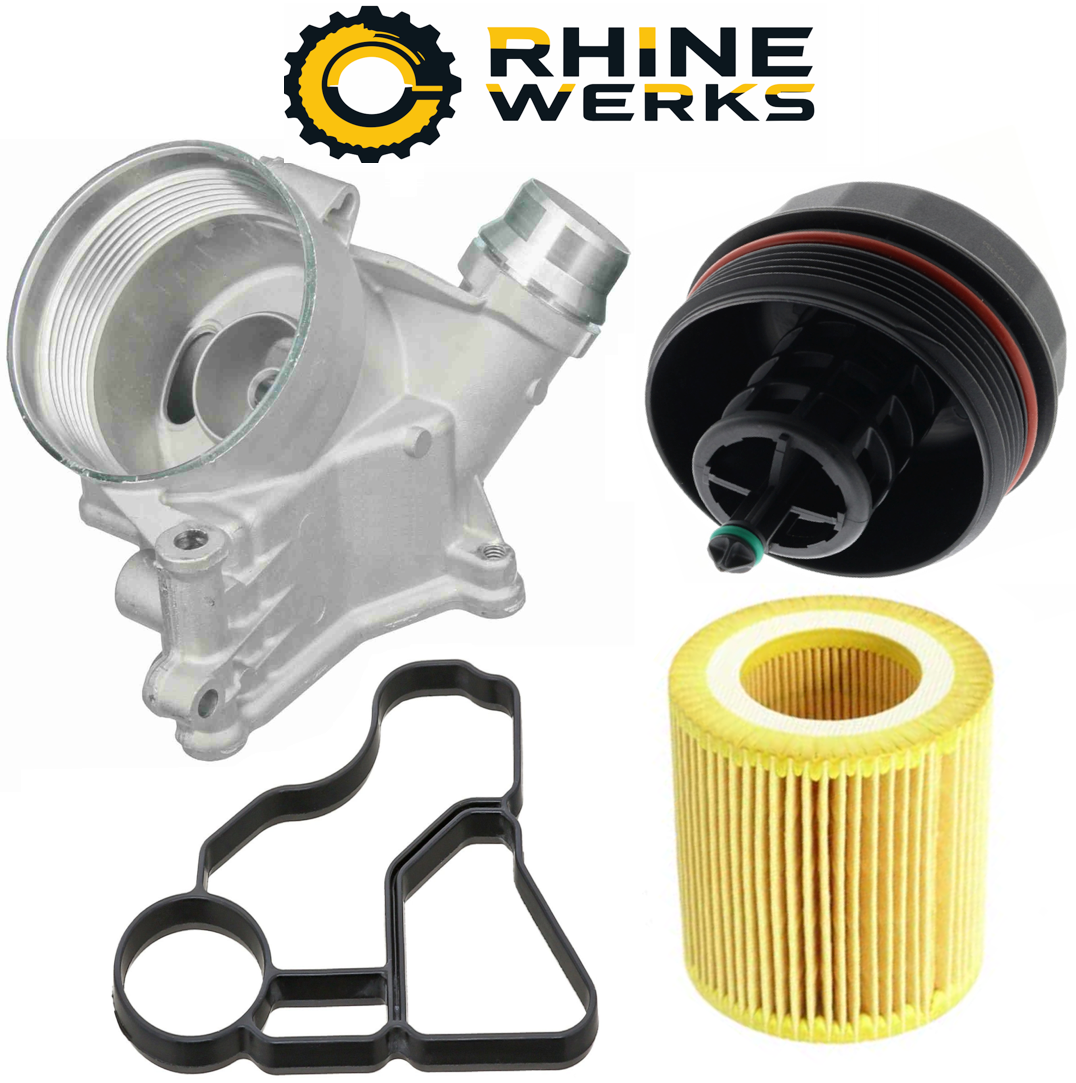 BMW E90/E92/E93 3-Series Oil Filter Housing Assembly W/ OEM Filter By RhineWerks 11428642283